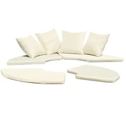 Rattan Daybed With Table - Tonal Grey -Dobies 500109d