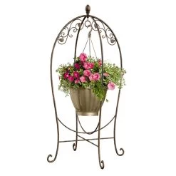 Scroll & Ivy Basket Hanger