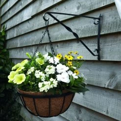 Garden Grow Hanging Basket Wall Bracket 25cm X 36cm