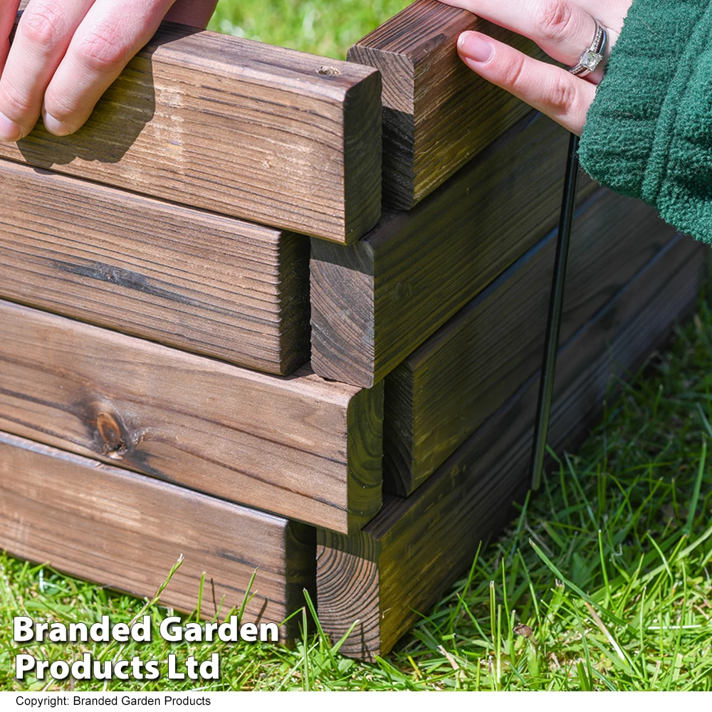 Garden Life Wooden Raised Garden Bed 2 Garden Life Wooden Raised Garden Bed - Image 2