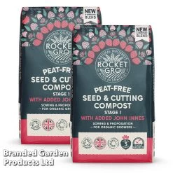 RocketGro Seed & Cutting Compost With Added John Innes -Dobies COMP SEEDCU20L S46301