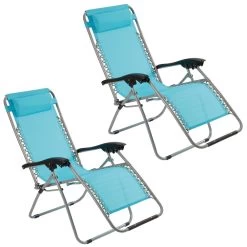 Garden Gear Zero Gravity Chair - Marine Blue -Dobies G0881 2