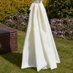 Garden Life 3x3m Metal Gazebo With Cream Roof And Curtains -Dobies G2762 3