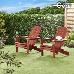 Acacia Folding Adirondack Chair