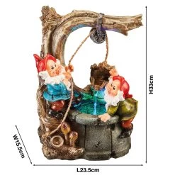 Serenity Gnome Wishing Well Water Feature -Dobies G3952 5