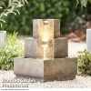Squared 3 Tier Cascading Water Feature