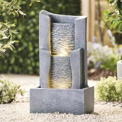 Vertical Slate Water Fall Feature