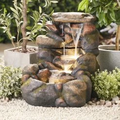 Tall Tumbling Rock Wall Water Feature -Dobies G47522014