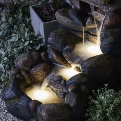 Tall Tumbling Rock Wall Water Feature -Dobies G47522016