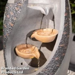 Serenity Cascading Flame Effect Water Feature 7 Serenity Cascading Flame Effect Water Feature -Dobies G4827 SERENITYB