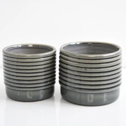 Oslo Planters - Grey -Dobies POTS OSLOGREY T44503