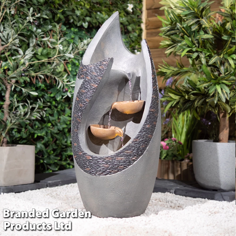 Serenity Cascading Flame Effect Water Feature 1 Serenity Cascading Flame Effect Water Feature