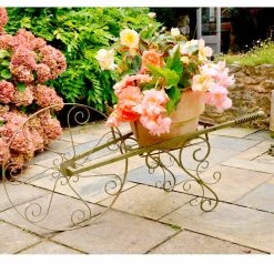 Wheelbarrow Plant Stand