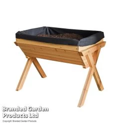Wooden Raised Planter -Dobies TRUG WOODENGRO T04640
