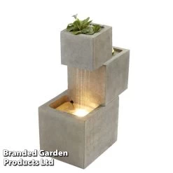 Serenity Cascade Water Feature With Planters -Dobies p G27488