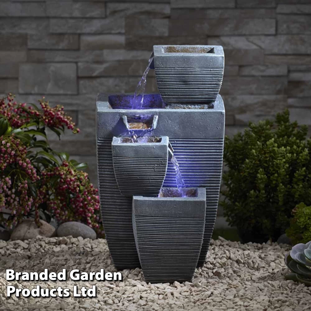 Cascading Vase Tabletop Water Feature 2 Cascading Vase Tabletop Water Feature - Image 2