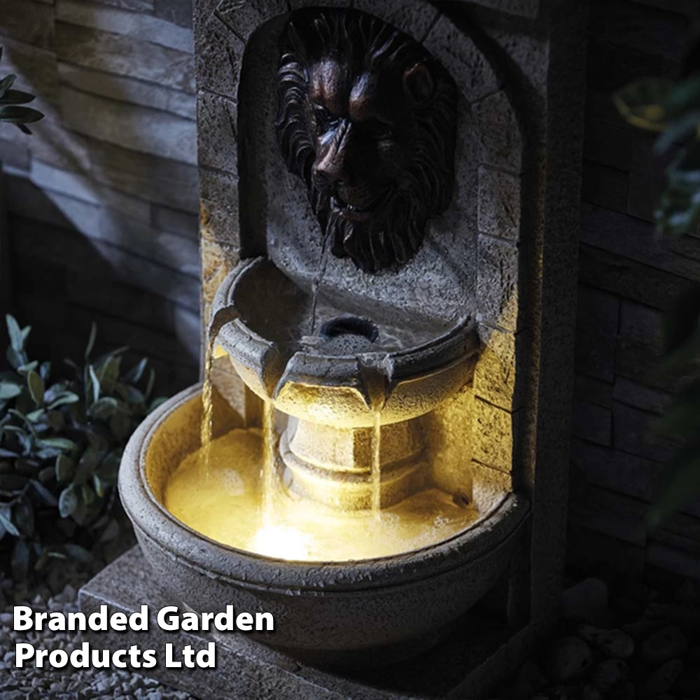 Lion Head Wall Water Feature 3 Lion Head Wall Water Feature - Image 3