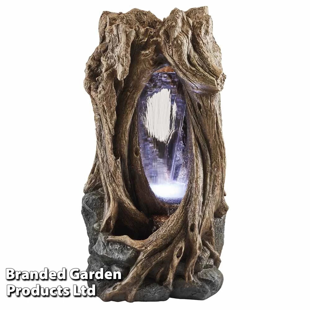 Hollow Tree Trunk Waterfall Water Feature 5 Hollow Tree Trunk Waterfall Water Feature - Image 5
