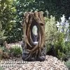 Hollow Tree Trunk Waterfall Water Feature