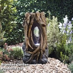 Hollow Tree Trunk Waterfall Water Feature