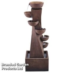 Serenity 6-Tier Bowl Tower Water Feature 5 Serenity 6-Tier Bowl Tower Water Feature -Dobies z WEBG3947