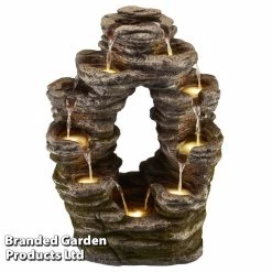 Double-Sided Rock Cascade Water Feature 9 Double-Sided Rock Cascade Water Feature -Dobies z WEBG39541
