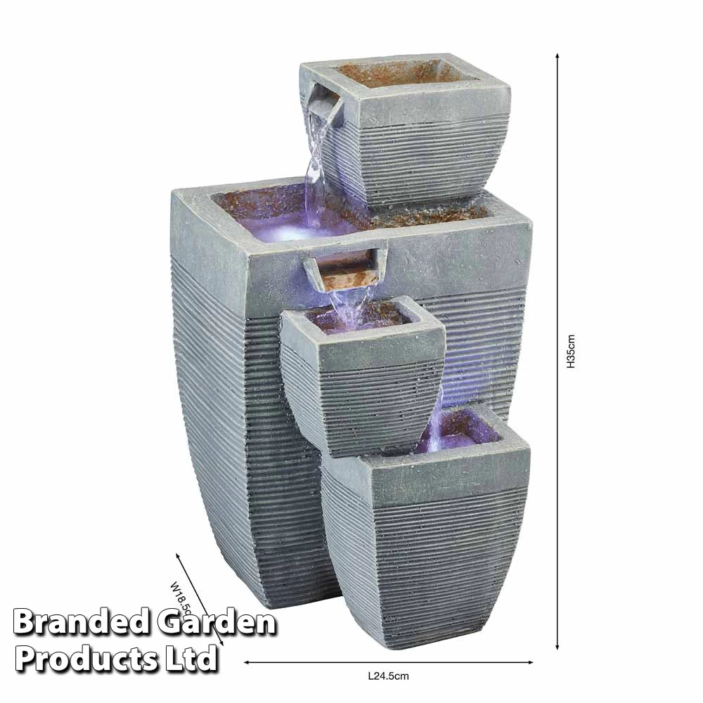 Cascading Vase Tabletop Water Feature 5 Cascading Vase Tabletop Water Feature - Image 5