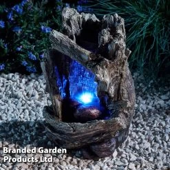 Tabletop Tree Trunk Waterfall Water Feature -Dobies z WEBG39641