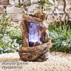 Tabletop Tree Trunk Waterfall Water Feature