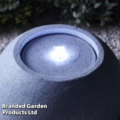 Sandstone Sphere Water Feature -Dobies z WEBG46432