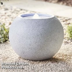 Sandstone Sphere Water Feature