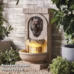 Lion Head Wall Water Feature